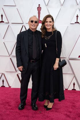 OscarÂ® nominee Stuart Besser and guest arrives on the red carpet of The 93rd OscarsÂ® at Union Station in Los Angeles, CA on Sunday, April 25, 2021. Los Angeles CA USA  Copyright: xMattxPetitx 34135045THA