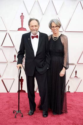 OscarÂ® nominee Eric Roth and guest arrive on the red carpet of The 93rd OscarsÂ® at Union Station in Los Angeles, CA on Sunday, April 25, 2021. Los Angeles CA USA  Copyright: xMattxPetitx 34135057THA