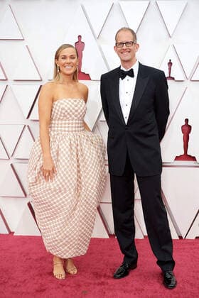 OscarÂ® nominees Dana Murray and Pete Docter arrive on the red carpet of The 93rd OscarsÂ® at Union Station in Los Angeles, CA on Sunday, April 25, 2021. Los Angeles CA USA  Copyright: xMattxPetitx 34135112THA