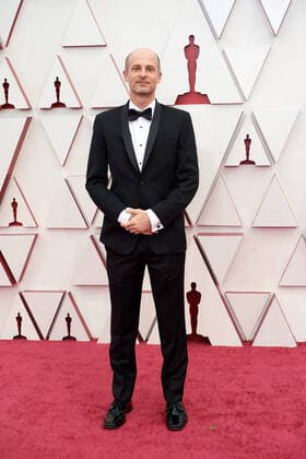 OscarÂ® nominee Seth Maury arrives with Alan. S. Kim on the red carpet of The 93rd OscarsÂ® at Union Station in Los Angeles, CA on Sunday, April 25, 2021. Los Angeles CA USA  Copyright: xMattxPetitx 34135153THA