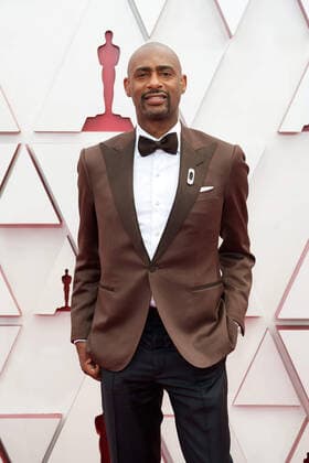 OscarÂ® nominee Charles D. King arrives on the red carpet of The 93rd OscarsÂ® at Union Station in Los Angeles, CA on Sunday, April 25, 2021. Los Angeles CA USA  Copyright: xMattxPetitx 34135156THA