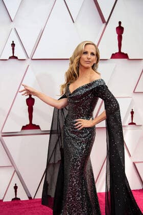 Marlee Matlin arrives on the red carpet of The 93rd OscarsÂ® at Union Station in Los Angeles, CA on Sunday, April 25, 2021. Los Angeles CA USA  Copyright: xMattxPetitx 34135230THA