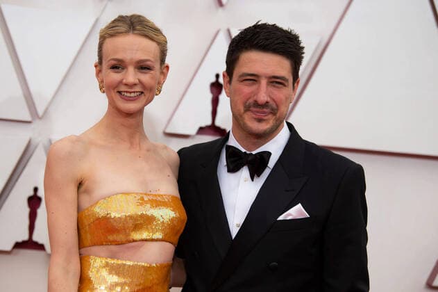 OscarÂ® nominee Carey Mulligan and Marcus Mumford arrive on the red carpet of The 93rd OscarsÂ® at Union Station in Los Angeles, CA on Sunday, April 25, 2021. Los Angeles CA USA  Copyright: xMattxPetitx 34135236THA