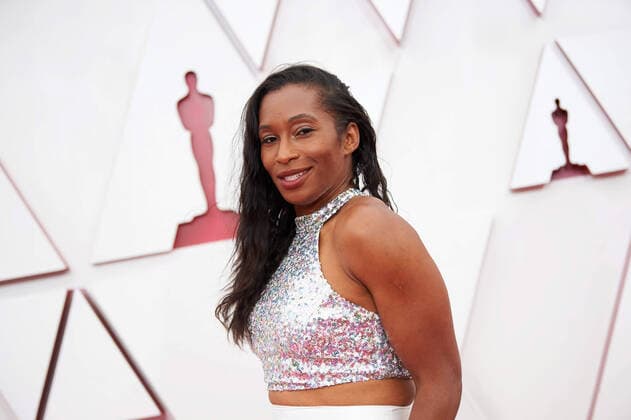 OscarÂ® nominee Mia Neal arrives on the red carpet of The 93rd OscarsÂ® at Union Station in Los Angeles, CA on Sunday, April 25, 2021. Los Angeles CA USA  Copyright: xMattxPetitx 34135252THA