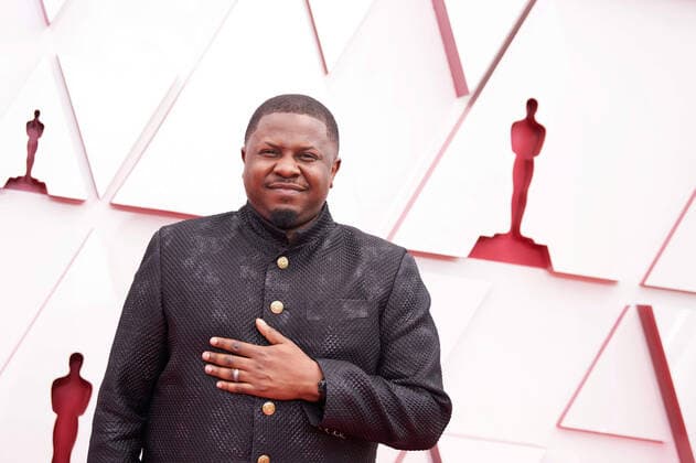 OscarÂ® nominee Dernst Emile II arrives on the red carpet of The 93rd OscarsÂ® at Union Station in Los Angeles, CA on Sunday, April 25, 2021. Los Angeles CA USA  Copyright: xMattxPetitx 34135275THA