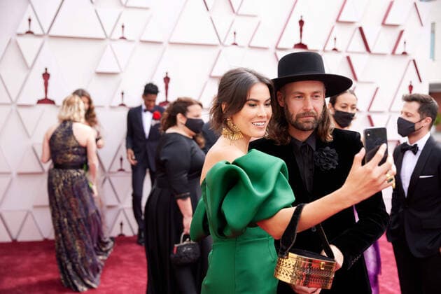 Guest and OscarÂ® nominee Rickard Göransson arrives on the red carpet of The 93rd OscarsÂ® at Union Station in Los Angeles, CA on Sunday, April 25, 2021. Los Angeles CA USA  Copyright: xMattxSaylesx 34135300THA