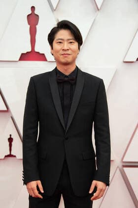 OscarÂ® nominee Erick Oh arrives on the red carpet of The 93rd OscarsÂ® at Union Station in Los Angeles, CA on Sunday, April 25, 2021. Los Angeles CA USA  Copyright: xMattxPetitx 34135306THA