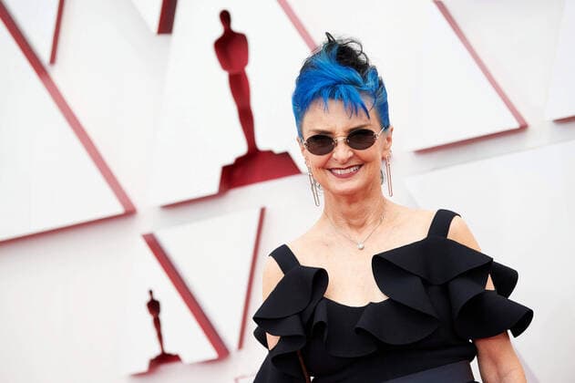OscarÂ® nominee Gigi Williams arrives on the red carpet of The 93rd OscarsÂ® at Union Station in Los Angeles, CA on Sunday, April 25, 2021. Los Angeles CA USA  Copyright: xMattxPetitx 34135329THA