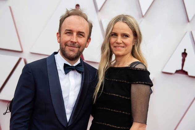 OscarÂ® nominee Derek Cianfrance and Shannon Plumb arrive on the red carpet of The 93rd OscarsÂ® at Union Station in Los Angeles, CA on Sunday, April 25, 2021. Los Angeles CA USA  Copyright: xMattxPetitx 34135360THA