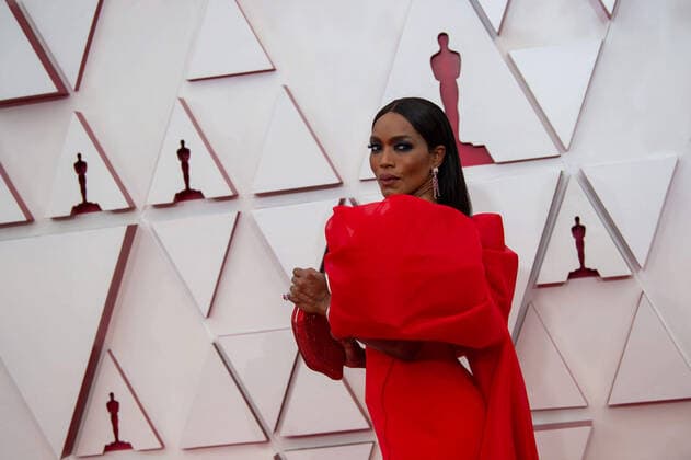 Angela Bassett arrives on the red carpet of The 93rd OscarsÂ® at Union Station in Los Angeles, CA on Sunday, April 25, 2021. Los Angeles CA USA  Copyright: xMattxPetitx 34135413THA