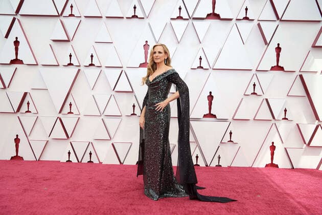 April 25, 2021, Los Angeles, California, USA: MARLEE MATLIN arrives on the red carpet of The 93rd Oscars at Union Station. Los Angeles USA  - ZUMA 20210425_mda_z03_151 Copyright: xMattxPetitx