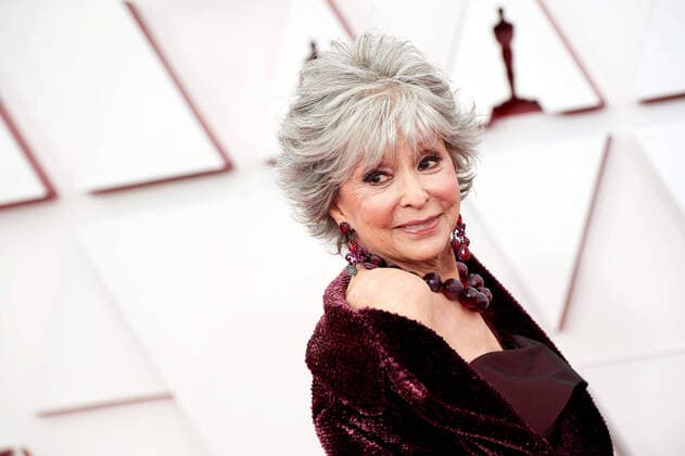 OscarÂ® presenter Rita Moreno arrives on the red carpet of The 93rd OscarsÂ® at Union Station in Los Angeles, CA on Sunday, April 25, 2021. Los Angeles CA USA  Copyright: xMattxPetitx 34135482THA