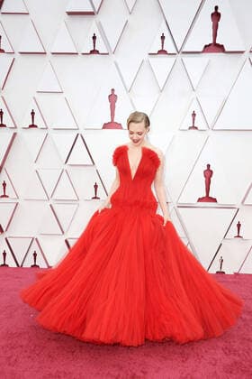 OscarÂ® nominee Amanda Seyfried on the red carpet of The 93rd OscarsÂ® at Union Station in Los Angeles, CA on Sunday, April 25, 2021. Los Angeles CA USA  Copyright: xMattxSaylesx 34135517THA