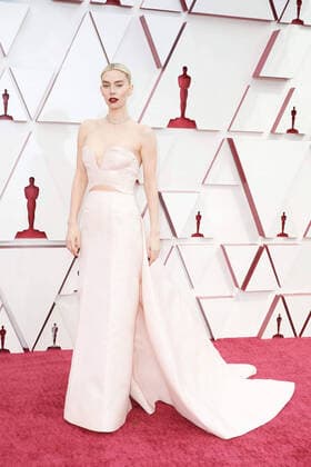 OscarÂ® nominee Vanessa Kirby on the red carpet of The 93rd OscarsÂ® at Union Station in Los Angeles, CA on Sunday, April 25, 2021. Los Angeles CA USA  Copyright: xMattxSaylesx 34135519THA