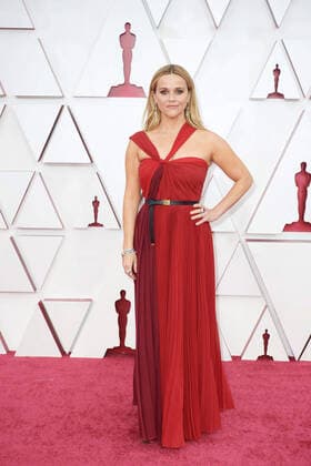 Reese Witherspoon arrives on the red carpet of The 93rd OscarsÂ® at Union Station in Los Angeles, CA on Sunday, April 25, 2021. Los Angeles CA USA  Copyright: xMattxPetitx 34135545THA