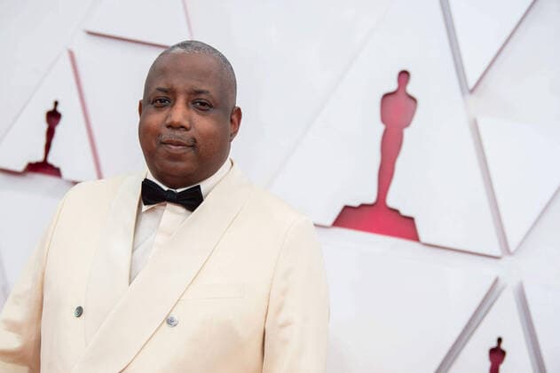 OscarÂ® nominee Kemp Powers arrives on the red carpet of The 93rd OscarsÂ® at Union Station in Los Angeles, CA on Sunday, April 25, 2021. Los Angeles CA USA  Copyright: xMattxPetitx 34135583THA