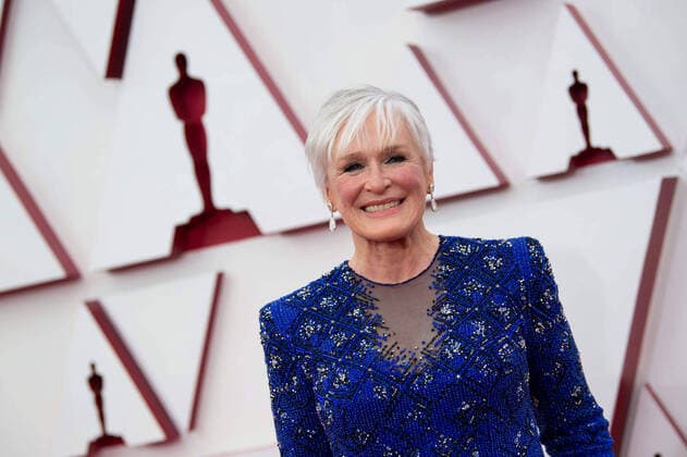 OscarÂ® nominee Glenn Close arrives on the red carpet of The 93rd OscarsÂ® at Union Station in Los Angeles, CA on Sunday, April 25, 2021. Los Angeles CA USA  Copyright: xMattxPetitx 34135588THA