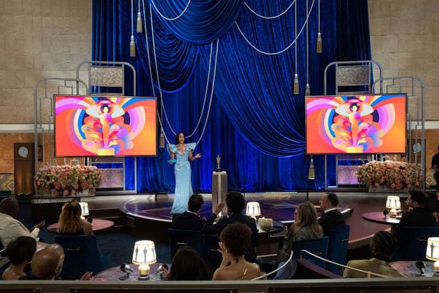 Regina King presents the OscarÂ® for Original Screenplay during the live ABC Telecast of The 93rd OscarsÂ® at Union Station in Los Angeles, CA on Sunday, April 25, 2021. Los Angeles CA USA  Copyright: xToddxWawrychukx 34135643THA