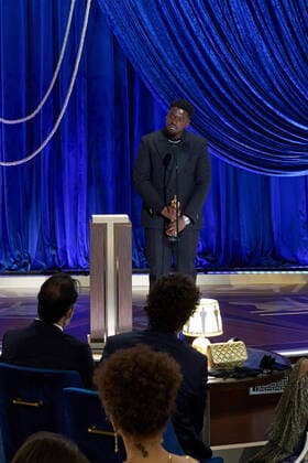 Daniel Kaluuya accepts the OscarÂ® for Best Actor in a Supporting Role during the live ABC Telecast of The 93rd OscarsÂ® at Union Station in Los Angeles, CA on Sunday, April 25, 2021. Los Angeles CA USA  Copyright: xToddxWawrychukx 34135662THA