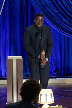 Daniel Kaluuya accepts the OscarÂ® for Best Actor in a Supporting Role during the live ABC Telecast of The 93rd OscarsÂ® at Union Station in Los Angeles, CA on Sunday, April 25, 2021. Los Angeles CA USA  Copyright: xToddxWawrychukx 34135666THA