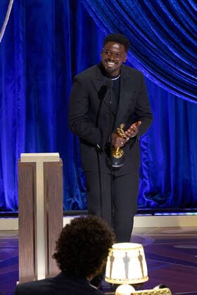 Daniel Kaluuya accepts the OscarÂ® for Best Actor in a Supporting Role during the live ABC Telecast of The 93rd OscarsÂ® at Union Station in Los Angeles, CA on Sunday, April 25, 2021. Los Angeles CA USA  Copyright: xToddxWawrychukx 34135668THA