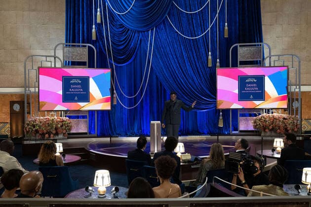 Daniel Kaluuya accepts the OscarÂ® for Best Actor in a Supporting Role during the live ABC Telecast of The 93rd OscarsÂ® at Union Station in Los Angeles, CA on Sunday, April 25, 2021. Los Angeles CA USA  Copyright: xToddxWawrychukx 34135742THA
