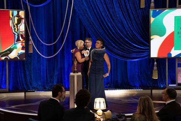 Jamika Wilson (L), Sergio Lopez-Rivera and Mia Neal accept the OscarÂ® for Makeup and Hairstyling during the live ABC Telecast of The 93rd OscarsÂ® at Union Station in Los Angeles, CA on Sunday, April 25, 2021. Los Angeles CA USA  Copyright: xToddxWawrychukx 34135755THA