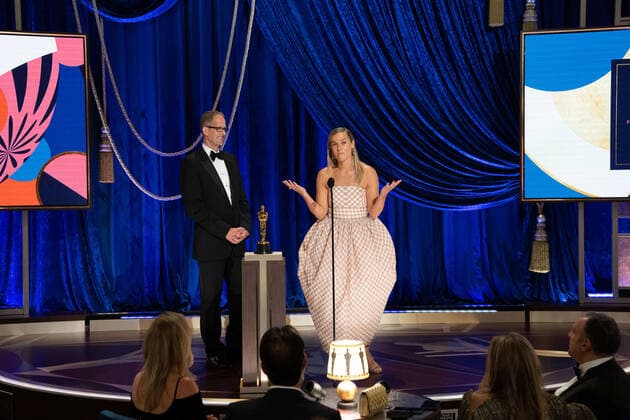 Pete Docter and Dana Murray accept the OscarÂ® for Animated Feature Film during the live ABC Telecast of The 93rd OscarsÂ® at Union Station in Los Angeles, CA on Sunday, April 25, 2021. Los Angeles CA USA  Copyright: xToddxWawrychukx 34135764THA