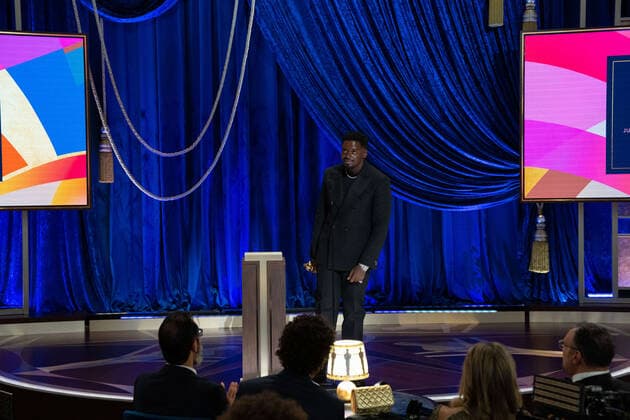 Daniel Kaluuya accepts the OscarÂ® for Best Actor in a Supporting Role during the live ABC Telecast of The 93rd OscarsÂ® at Union Station in Los Angeles, CA on Sunday, April 25, 2021. Los Angeles CA USA  Copyright: xToddxWawrychukx 34135774THA