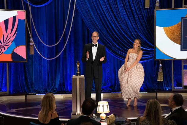 Pete Docter and Dana Murray accept the OscarÂ® for Animated Feature Film during the live ABC Telecast of The 93rd OscarsÂ® at Union Station in Los Angeles, CA on Sunday, April 25, 2021. Los Angeles CA USA  Copyright: xToddxWawrychukx 34135809THA