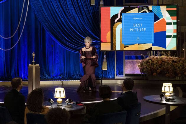 Rita Moreno presents the Oscars for Best Picture during the live ABC Telecast of The 93rd Oscars at Union Station in Los Angeles, CA on Sunday, April 25, 2021. Los Angeles CA USA  Copyright: xToddxWawrychukx 34135959THA