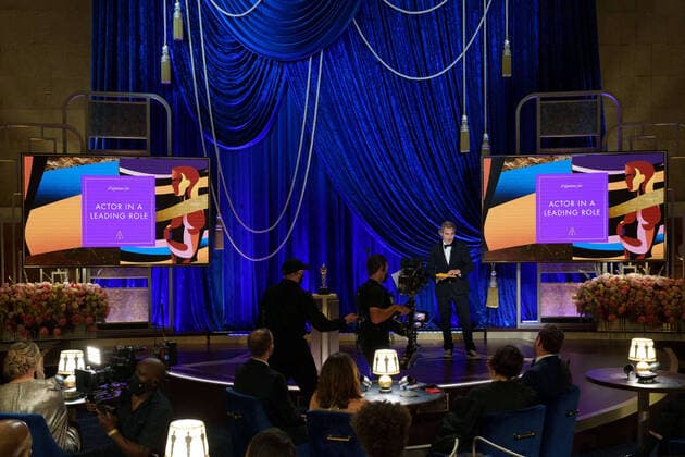 Joaquin Phoenix presents the Oscars for Actor in a Leading Role during the live ABC Telecast of The 93rd Oscars at Union Station in Los Angeles, CA on Sunday, April 25, 2021. Los Angeles CA USA  Copyright: xToddxWawrychukx 34135965THA