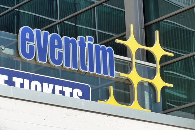 The ticket shop of the ticket marketer CTS Eventim in the ÖVB Arena Bremen closed since 2020 due to the Corona Pandemic