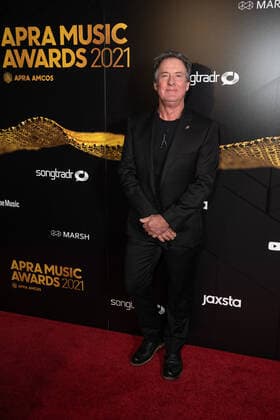 2021 APRA MUSIC AWARDS, Rob Hirst during The APRA Music Awards, in Sydney, Wednesday, April 28, 2021. ( NO ARCHIVING, EDITORIAL USE ONLY, NO USE IN BOOKS WITHOUT CONSENT SYDNEY NEW SOUTH WALES AUSTRALIA  Copyright: xJAMESxGOURLEYx 20210428001538213395