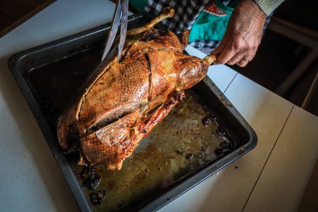 Gans, Weihnachtsgans *** Goose, Christmas Goose