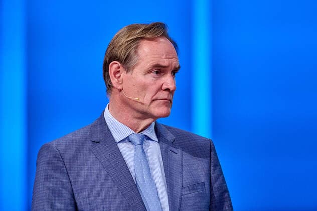 Burkhard Jung Mayor of Leipzig, President of the German Association of Cities at the launch of the Körber Foundation s online portal Strong in Office for local politicians threatened by assault at the Berlin Cogress Cente