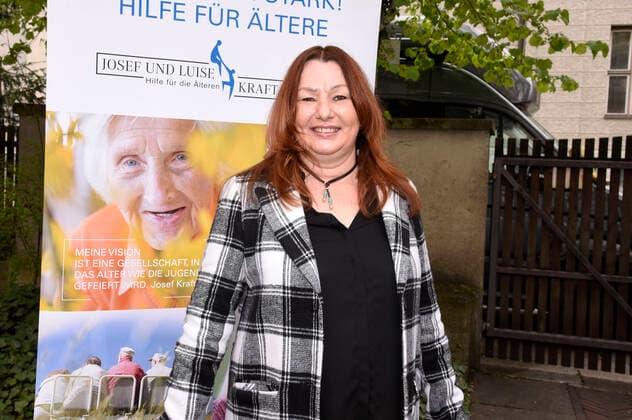Anja Lukaseder at the Paukenschlag gegen die Einsamkeit concert event of the Josef and Luise Kraft Foundation for senior citizens at the Mathildenstift Munich, 01 05 2021 Foto:xS.xAdamx xFuturexImage