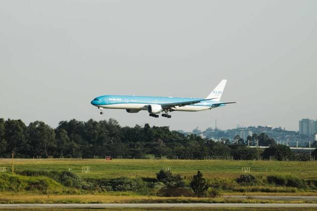 May 2, 2021, Guarulhos, Brazil: A plane with 4 million doses of the AstraZeneca vaccine, acquired by the Brazilian government through the Covax Facility consortium, arrives at Guarulhos airport (SP), this Sunday (2). The Minister of Health, Marcelo Queiroga, and the representative of the Pan American Health Organization in Brazil, Socorro Gross, participate in receiving the immunizer. Copyright: xFepesilx