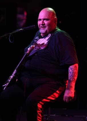 BOCA RATON - MAY 06: Popa Chubby performs at The Funky Biscuit on May 6, 2021 in Boca Raton, Florida. Copyright: xmpi04 MediaPunchx