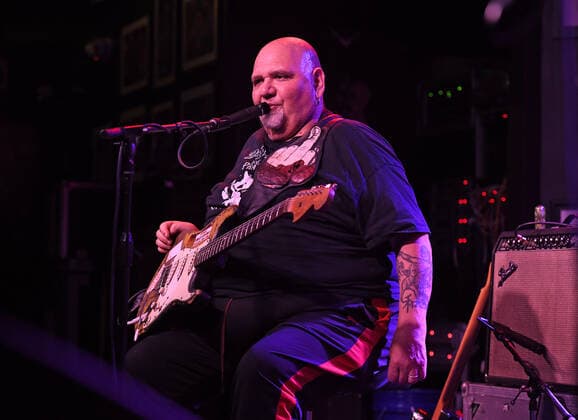 BOCA RATON - MAY 06: Popa Chubby performs at The Funky Biscuit on May 6, 2021 in Boca Raton, Florida. Copyright: xmpi04 MediaPunchx
