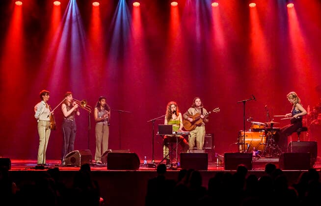 Ydegirl Aka Andrea Novél on stage during the Concert Night with Vegas chosen to celebrate the reopening of the Vega venue on Friday, May 7, 2021 Vega has been shut down for several months due to the Corona Covid 19 crisis and can now open for concerts, however with half capacity 500 People, Copenhagen  Copyright: TorbenxChristensen TorbenxChristensenx COP200 spdk20210508-022441-L
