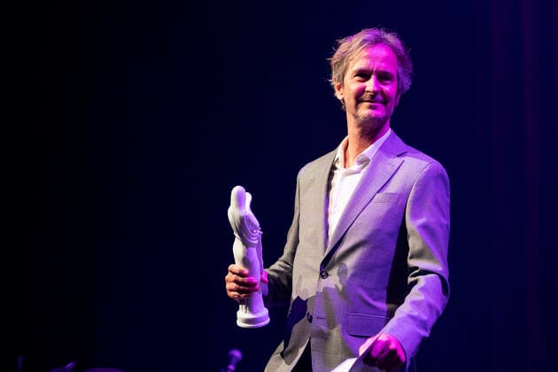 Lars Brygmann receives Bodil for best supporting actor Riders of Justice Awarding of the Bodil Prize 2021 at the Folketeatret in Copenhagen, Saturday 8 May 2021, Copenhagen Denmark  Copyright: fotograf@clausbech.dk ClausxBechx Cop102 spdk20210508-213546-L