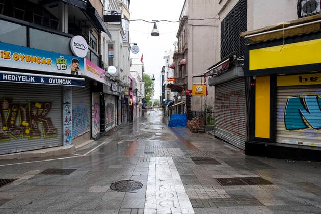 Lockdown In Istanbul The empty streets in Istanbul, Turkey seen on May 8, 2021. amid the coronavirus lockdown. Turkey imposed a curfew which started on April 29 and will end on May 17. Istanbul Turkey kaboglu-notitle210508_npL63  Copyright: xResulxKaboglux