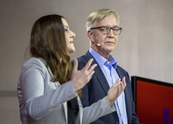 Co party leader Janine Wissler and parliamentary group leader Dietmar Bartsch are the top candidates of The Left Party for the 2021 federal election Berlin, 10 05 2021 Berlin Germany Copyright: xThomasxImo photothek.netx