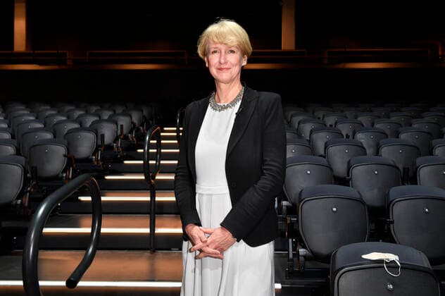 Claudia Grosse Leege at the photo session during the press conference for the emergency aid project hierspieltdiemusik to support the Berlin music scene in the Verti Music Hall Berlin, 10 05 2021 Foto:xF.xKernx xFuturexImage