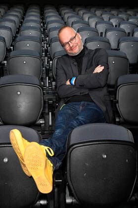 Dr Thomas Schmidt Ott at the photo opportunity at the press conference for the emergency aid project hierspieltdiemusik to support the Berlin music scene in the Verti Music Hall Berlin, 10 05 2021 Foto:xF.xKernx xFuturexImage