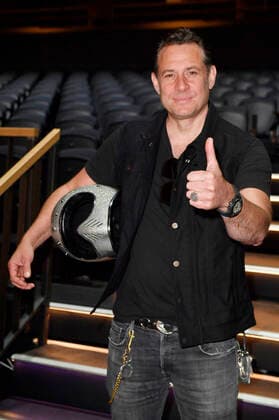 Sascha Vollmer of The BossHoss at the press conference for the emergency aid project hierspieltdiemusik to support the Berlin music scene at the Verti Music Hall Berlin, 10 05 2021 Foto:xF.xKernx xFuturexImage