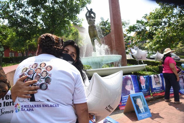 May 10, 2021: Mothers of missing persons in Veracruz, march in the streets on Mother s Day to demand justice for their missing relatives..Most of the missing persons were kidnapped during the war against drug trafficking between 2006 and 2018, where Veracruz was one of the states most damaged by violence. - ZUMAqp1_ 20210510_zip_qp1_018 Copyright: xHectorxAdolfoxQuintanarxPerezx