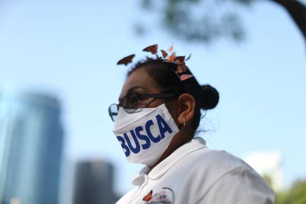 Mothers of disappeared persons marched today, to demand justice and the appearance of their children and relatives alive, in Mexico City, Mexico 10 May 2021. Hundreds of mothers of disappeared persons in Mexico on Monday demanded urgent solutions to the alarming figures and recalled that despite being Mother s Day, for them there is no longer May 10. Mexican mothers of the disappeared demand urgent solutions !ACHTUNG: NUR REDAKTIONELLE NUTZUNG!  Copyright: xSáshenkaxGutiérrezx MEX1601 20210511-637562928969359909