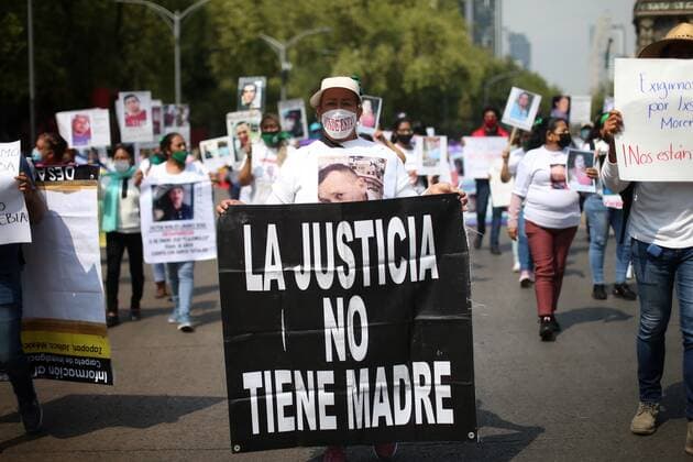 Mothers of disappeared persons marched today, to demand justice and the appearance of their children and relatives alive, in Mexico City, Mexico 10 May 2021. Hundreds of mothers of disappeared persons in Mexico on Monday demanded urgent solutions to the alarming figures and recalled that despite being Mother s Day, for them there is no longer May 10. Mexican mothers of the disappeared demand urgent solutions !ACHTUNG: NUR REDAKTIONELLE NUTZUNG!  Copyright: xSáshenkaxGutiérrezx MEX1603 20210511-637562929017641458